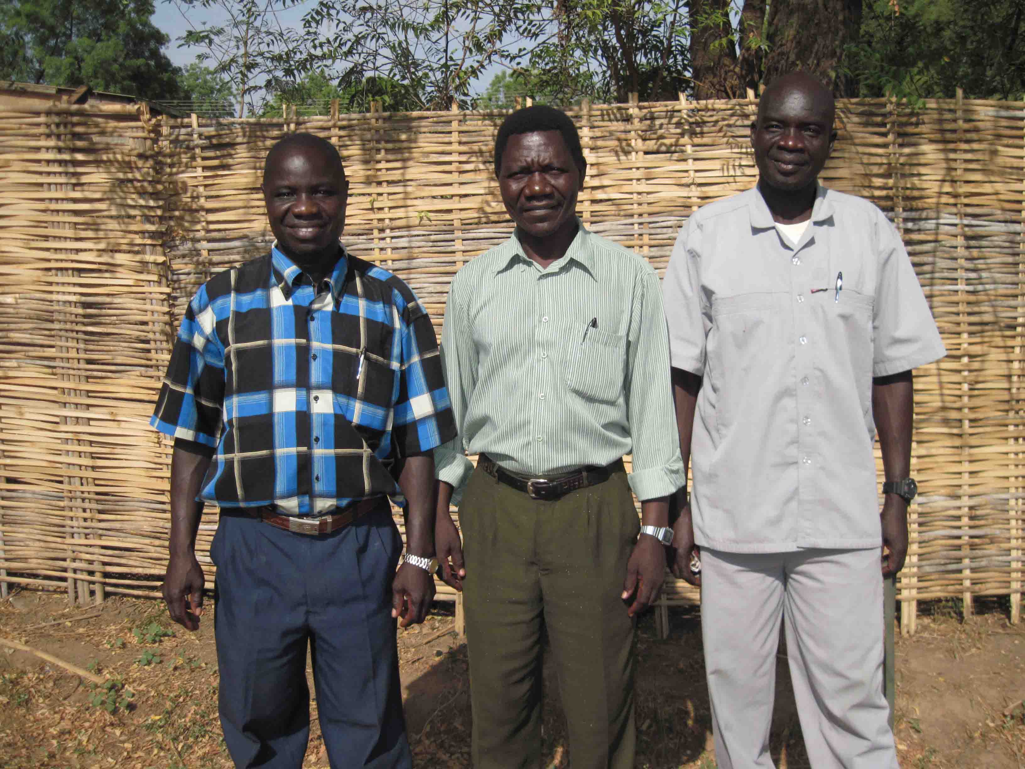 2010: Translators Ezekiah Dada, Enos Dada and Isaac Kenyi working in Juba, South Sudan.